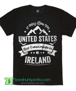 American Ireland T Shirt Patriotic Tee Shirt St Patrick's Day Gift Shirt