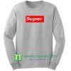 Super Logo Grey Sweatshirt