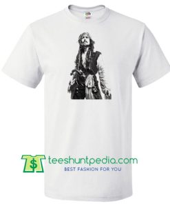 Captain Jack Sparrow Pirates Johnny Depp Pirate Captain White Crew Neck Unisex T Shirt Maker Cheap