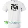 Straight Outta Wonderland Alice In Wonderland Inspired Quote T shirt Maker Cheap