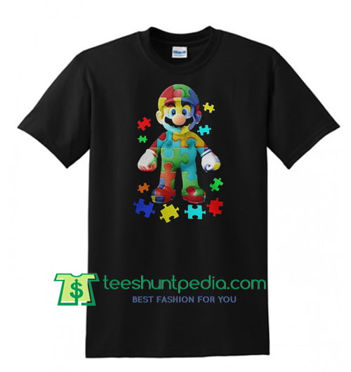 super mario autism shirt