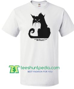 Black Cat What T Shirt Maker Cheap