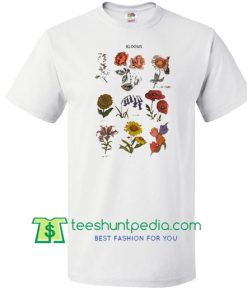 Blooms Flowers T shirt Maker Cheap