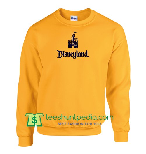 gray disneyland sweatshirt