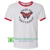 Free As A Butterfly Ringer T Shirt Maker Cheap