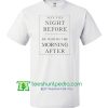 The Night Before T Shirt Maker Cheap