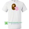 A Bathing Ape Bape Head X Peppa Pig Parody T Shirt gift tees adult unisex custom clothing Size S-3XL