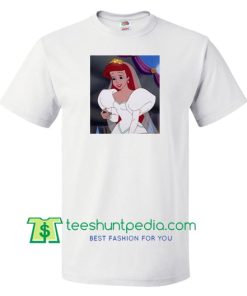 Ariel Mermaid Princess T shirt gift tees adult unisex custom clothing Size S-3XL