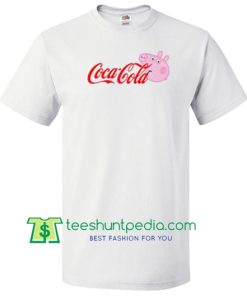 Coca Cola Coke X Peppa Pig Parody T Shirt gift tees adult unisex custom clothing Size S-3XL