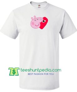 Comme Des Garcons Play X Peppa Pig Parody T Shirt gift tees adult unisex custom clothing Size S-3XL