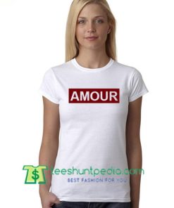 Amour T Shirt gift tees adult unisex custom clothing Size S-3XL