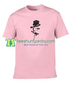 Black Rose T Shirt gift tees adult unisex custom clothing Size S-3XL