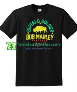 Buffalo Soldier Bob Marley T Shirt gift tees adult unisex custom clothing Size S-3XL