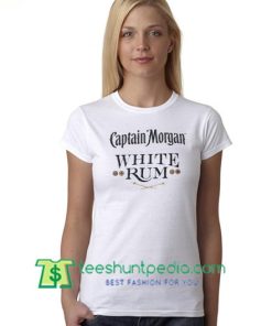 Captain Morgan Caribbean White Rum T Shirt gift tees adult unisex custom clothing Size S-3XL