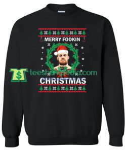 Connor McGregor Christmas Sweatshirt Maker Cheap