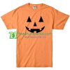 Pumpkin Face T Shirt gift tees adult unisex custom clothing Size S-3XL