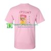 Strawberry Ichigo Milk Back T shirt gift tees adult unisex custom clothing Size S-3XL