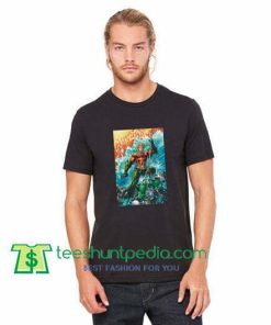 Aquaman 2018 Poster T Shirt Movie T Shirt gift tees adult unisex custom clothing Size S-3XL