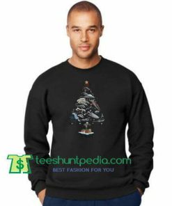 Spaceship Christmas Tree Sweatshirt Maker Cheap