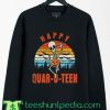 Cancel 2020 Quarantine Drunk Skeleton Halloween Sweatshirt